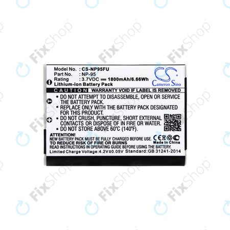 Baterie pentru Fujifilm FinePix F30, Ricoh GXR, 1800mAh, Li-Ion, 3.7V, DB-90, HQ