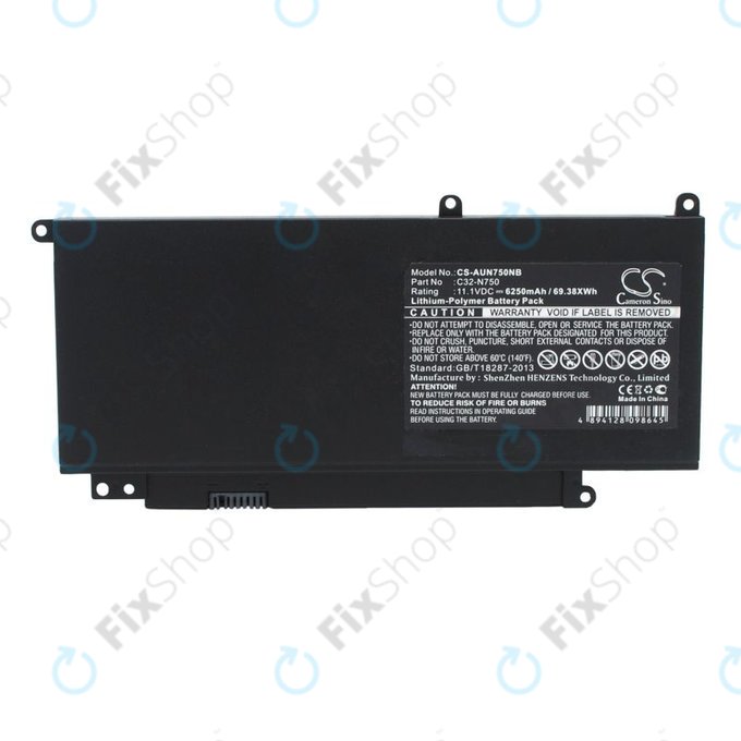 Baterie pentru Asus N750, R750, 6250mAh, Li-Pol, 11.1V, C32-N750, HQ