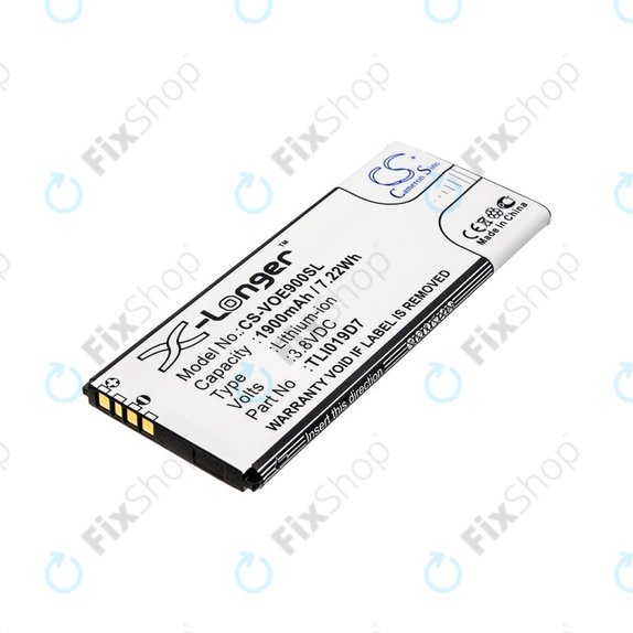Baterie pentru Alcatel 1 Dual Sim, TCL 5033, Vodafone VFD, Telstra, 1900mAh, Li-Ion, 3.8V, TLI019D7, HQ