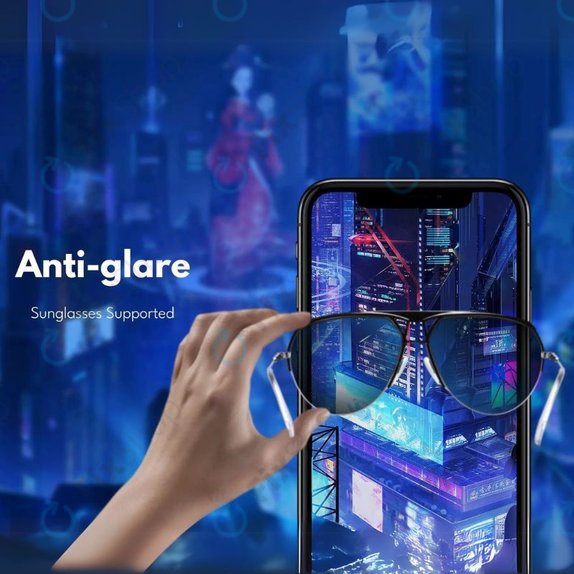Ecran In-Cell pentru iPhone X, Sticlă tactilă cu ramă, FixPremium