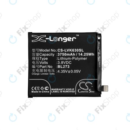 Lenovo K6 Note - Baterie BL273 3750mAh HQ