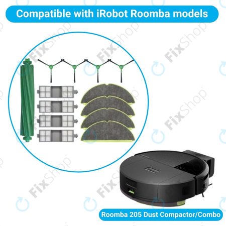 iRobot Roomba 205 Dust Compactor, DustCompactor Combo - Set complet