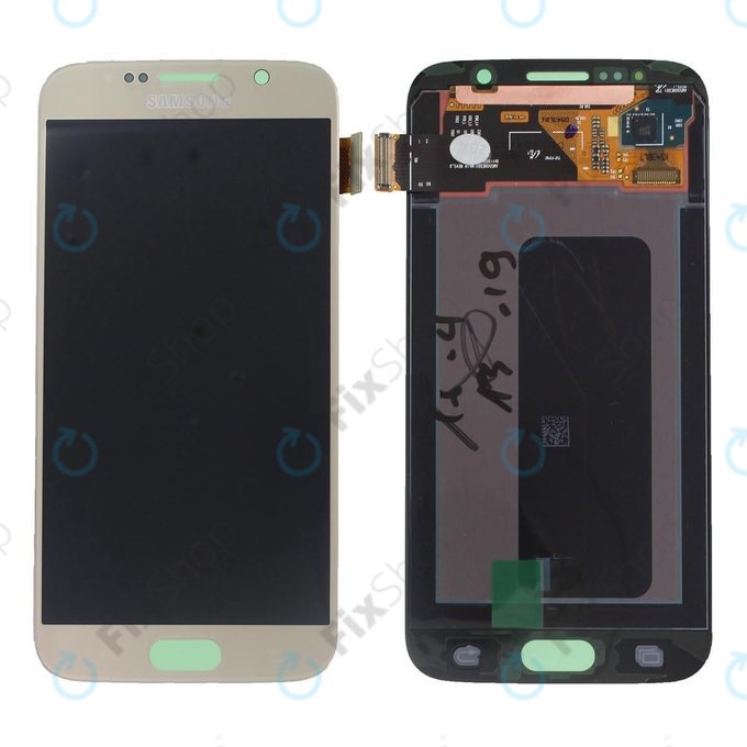 Samsung Galaxy S6 G920F - Ecran LCD + Sticlă Tactilă (Gold Platinum) - GH97-17260C Genuine Service Pack