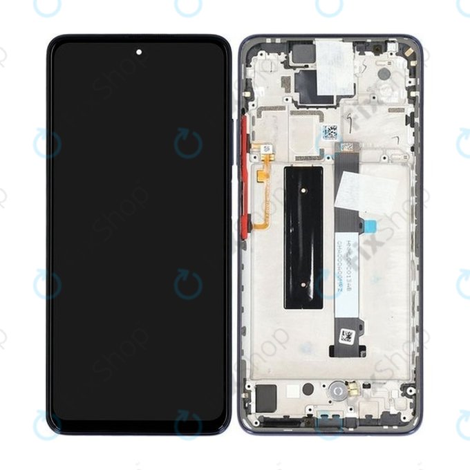Xiaomi Mi 10T Lite 5G - Ecran LCD + Sticlă Tactilă + Ramă (Atlantic Blue) - 5600030J1700, 5600090J1700 Genuine Service Pack