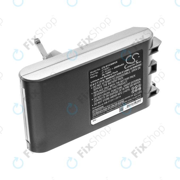 Dyson V8 - Baterie 215681, PM8-US-HFB1497A Li-Ion 21.6V 2600mAh HQ