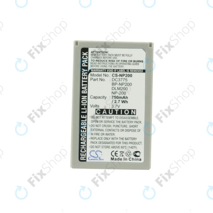 Baterie pentru Minolta DiMAGE X, Xi, Xt, Xt Biz, Xg, 750mAh, Li-Ion, 3.7V, NP-200, HQ