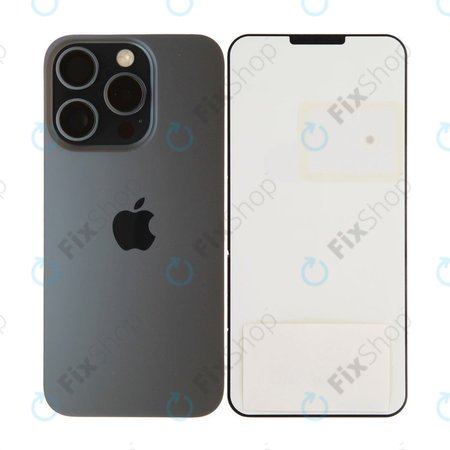 Sticlă Carcasă Spate pentru iPhone 15 Pro | Blue Titanium | 661-35703 | Genuine Apple