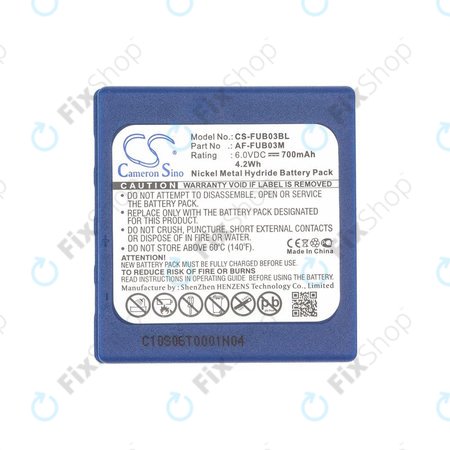 Baterie pentru HBC Fub3a, 700mAh, Ni-MH, 6V, AF-FUB03M, HQ