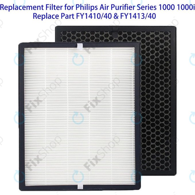 Philips 1000-series, 1000i-series, AC1214, AC1215, AC1217 - Set de filtre (HEPA + Carbon activ)