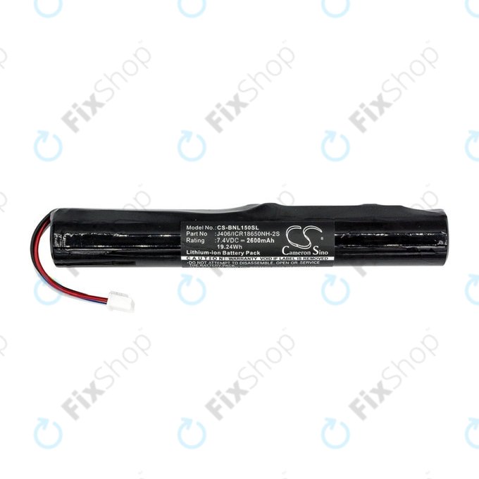 Baterie pentru Bang & Olufsen Beolit 15, 17, Beoplay A2, 2600mAh, Li-Ion, 7.4V, J406/ICR18650NH-2S, HQ