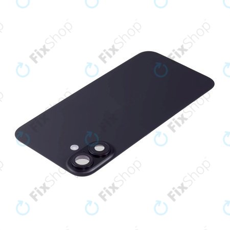 Apple iPhone 16 - Sticlă pentru carcasa din spate + Sticlă cameră + Placă metalică + Magneți MagSafe (Black)