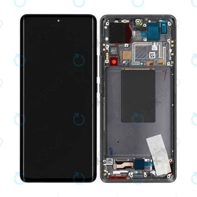 Xiaomi 12 Pro 2201122C 2201122G - Ecran LCD + Sticla Tactilă + Ramă (Gray) - 56000300L200, 56000800L200 Genuine Service Pack