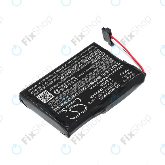 Baterie pentru Mitac Mio P350, P550, 1250mAh, Li-Ion, 3.7V, BL-LP1230, HQ