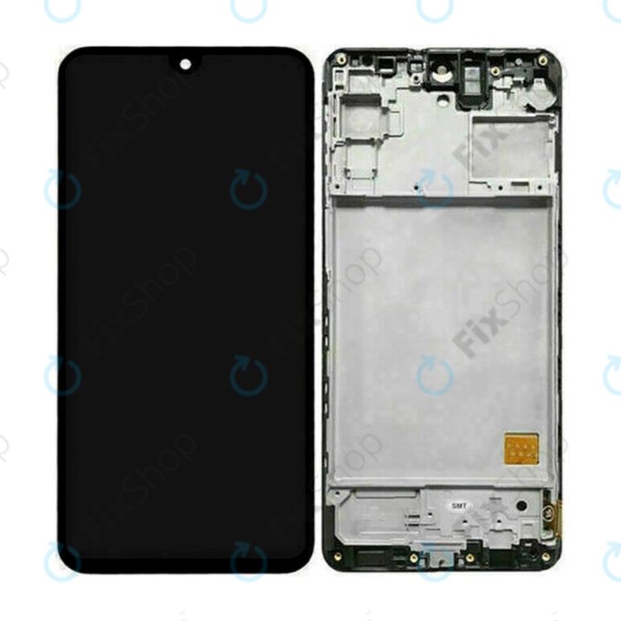 Samsung Galaxy M31s M317F - Ecran LCD + Sticlă Tactilă + Ramă (Mirage Black) TFT