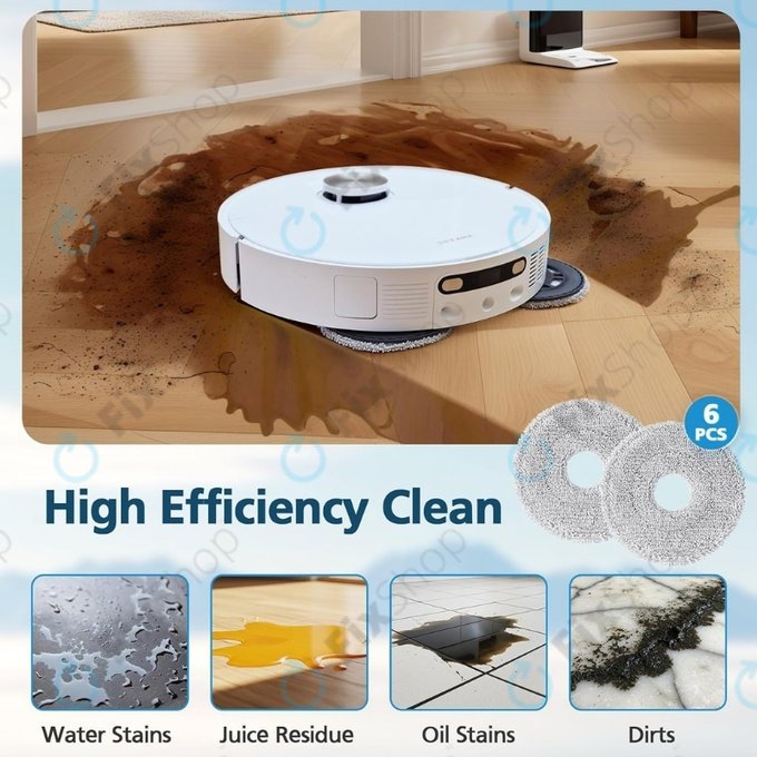 Xiaomi Dreame X40 Ultra, L40 Ultra, L10s Ultra, Pro Gen2, Mova E30 Ultra - Mop