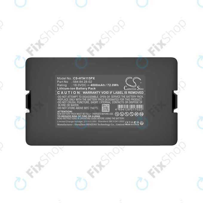 Baterie pentru Flymo Easilife 200, Gardena Automower 310, Husqvarna Automower 315X, 4000mAh, Li-Ion, 18.0V, 584 84 28-02, HQ