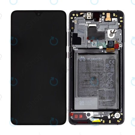 Huawei Mate 20 - Ecran LCD + Sticlă Tactilă + Ramă + Baterie (Black) - 02352ETG Genuine Service Pack