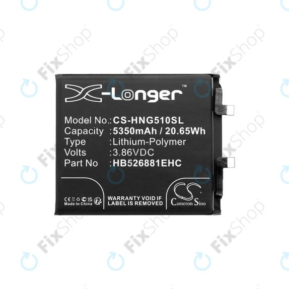 Baterie pentru Honor Magic 5 Pro, 5350mAh, Li-Pol, 3.86V, HB526881EHC, HQ