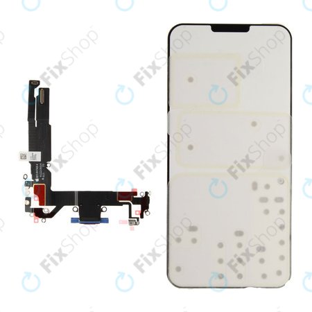 Conector de Încărcare + Cablu Flex pentru iPhone 16 | Blue | 923-11225 | Genuine Apple