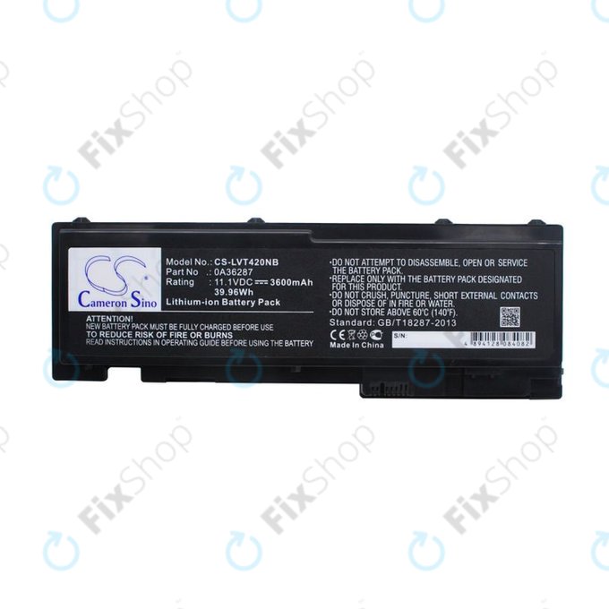 Baterie pentru Lenovo Thinkpad T420s, T420si, 3600mAh, Li-Ion, 11.1V, 0A36287, HQ