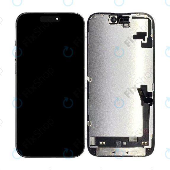 Ecran pentru iPhone 16, Sticlă tactilă cu ramă, Refurbished