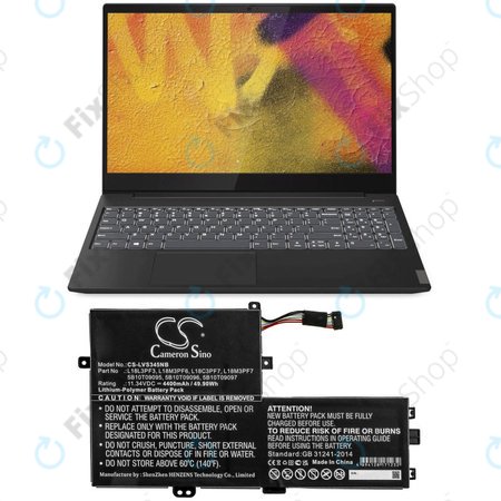 Baterie pentru Lenovo IdeaPad C340 14, 15, 4400mAh, Li-Pol, 11.34V, 5B10T09095, HQ