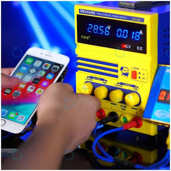 Mecanic iBoot Box + Set de cabluri de alimentare pentru telefoanele Apple