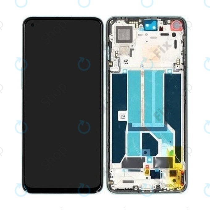 OnePlus Nord 2 5G - Ecran LCD + Sticlă Tactilă + Ramă (Grey Sierra) - 2011100360 Genuine Service Pack