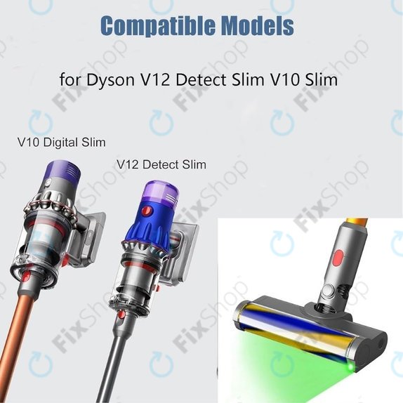 Dyson V12 - Duză de podea cu lumină verde LED