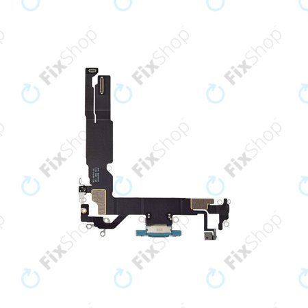 Apple iPhone 16 - Conector de Încărcare + Cablu Flex (Teal)