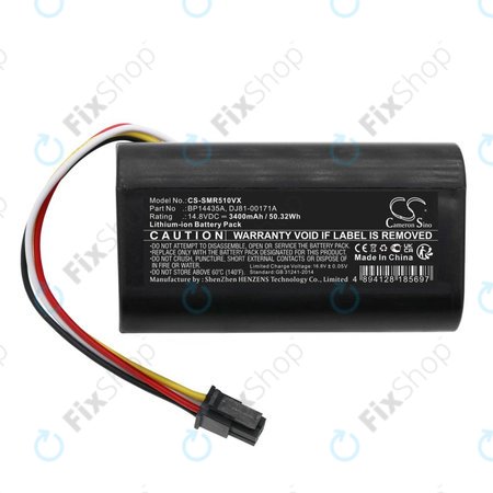 Baterie pentru Samsung PowerBot-E, Eureka i5, Midea i5, i9, 3400mAh, Li-Ion, 14.8V, BP14435A, HQ