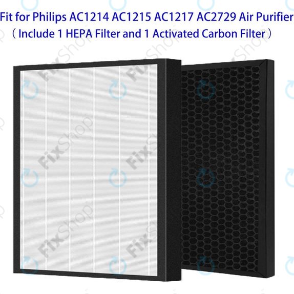 Philips 1000-series, 1000i-series, AC1214, AC1215, AC1217 - Set de filtre (HEPA + Carbon activ)