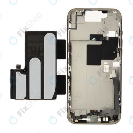 Ramă Mijlocie cu Baterie iPhone 16 Pro Max | White Titanium | ZD076-00694 | Genuine Apple