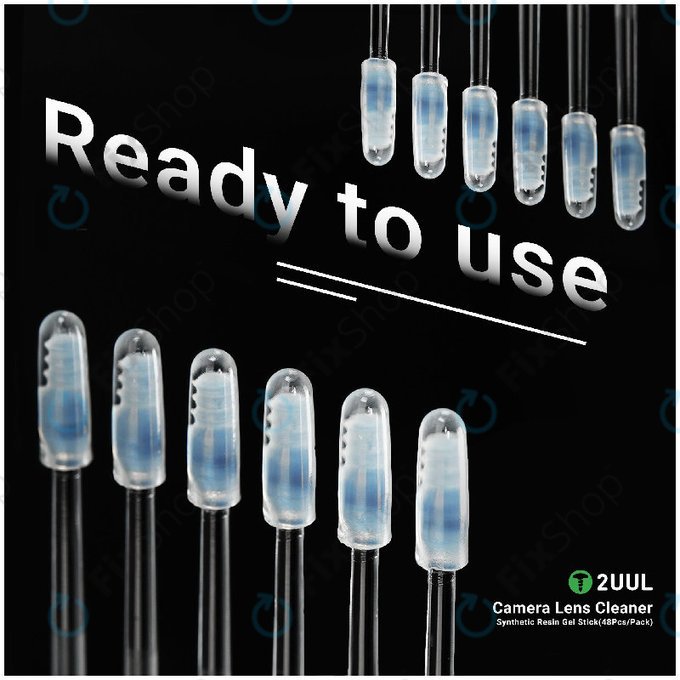 Betisoare cu gel pentru curățarea lentilelor camerei, rășină sintetică, 2UUL CL21, 48 buc/pachet