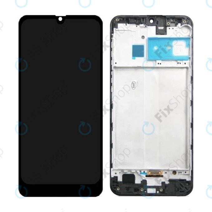 Samsung Galaxy M30s M307F - Ecran LCD + Sticlă Tactilă + Ramă (Black) OLED
