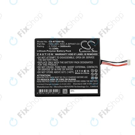 Nintendo Switch - Baterie HAC-003 3600mAh HQ