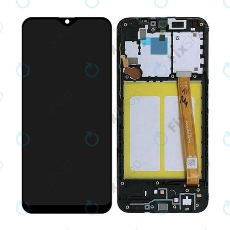 Samsung Galaxy A20e A202F - Ecran LCD + Sticlă Tactilă + Ramă (Black) TFT