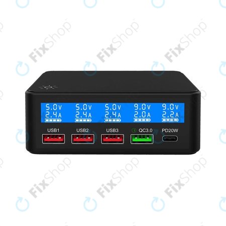 FixPremium - Statie de incarcare USB (USB 2.0, USB 3.0, USB-C)