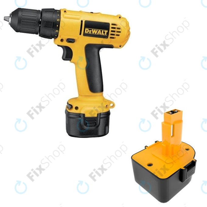 Baterie pentru Dewalt DCD940B2, DCD910KX, 1500mAh, Ni-MH, 12V, DC9071, DE9074, HQ