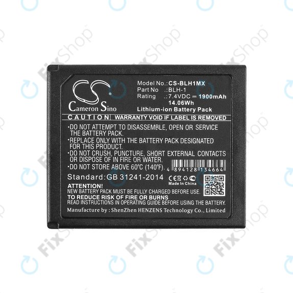 Baterie pentru Olympus EM1, 1900mAh, Li-Ion, 7.4V, BLH-1, HQ