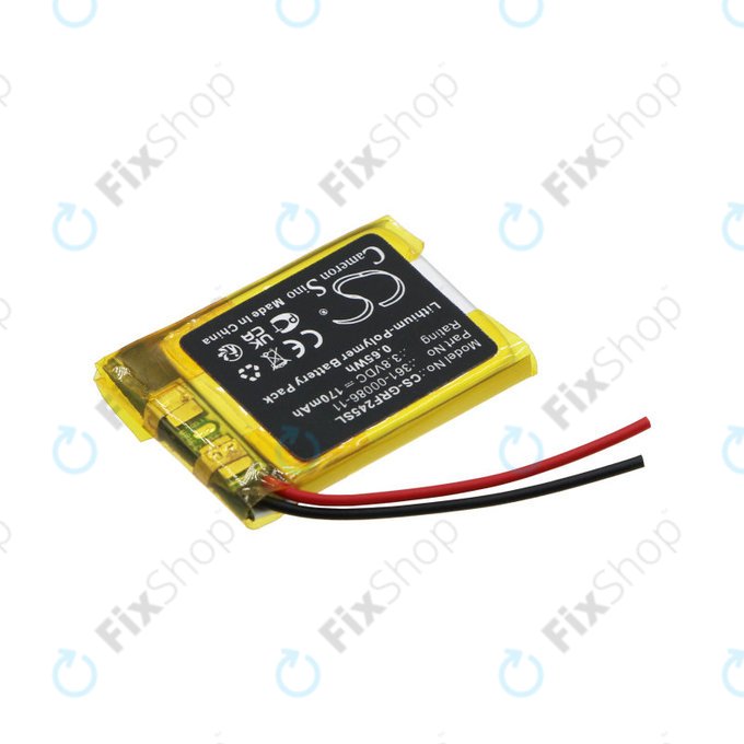 Baterie pentru Garmin Forerunner 245, Forerunner 245 Music, 170mAh, Li-Pol, 3.8V, 361-00086-11, HQ