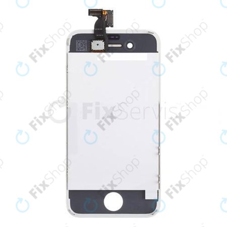 Apple iPhone 4 - Ecran LCD + Sticlă Tactilă + Ramă (White) TFT