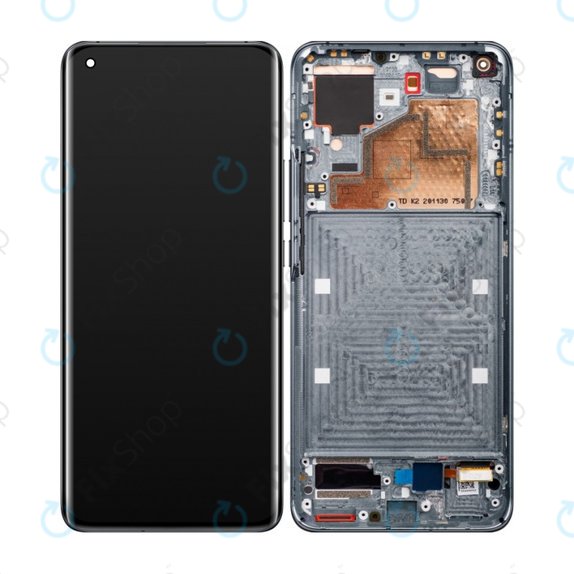 Xiaomi Mi 11 M2011K2G - Ecran LCD + Sticlă Tactilă + Ramă (Midnight Gray) OLED