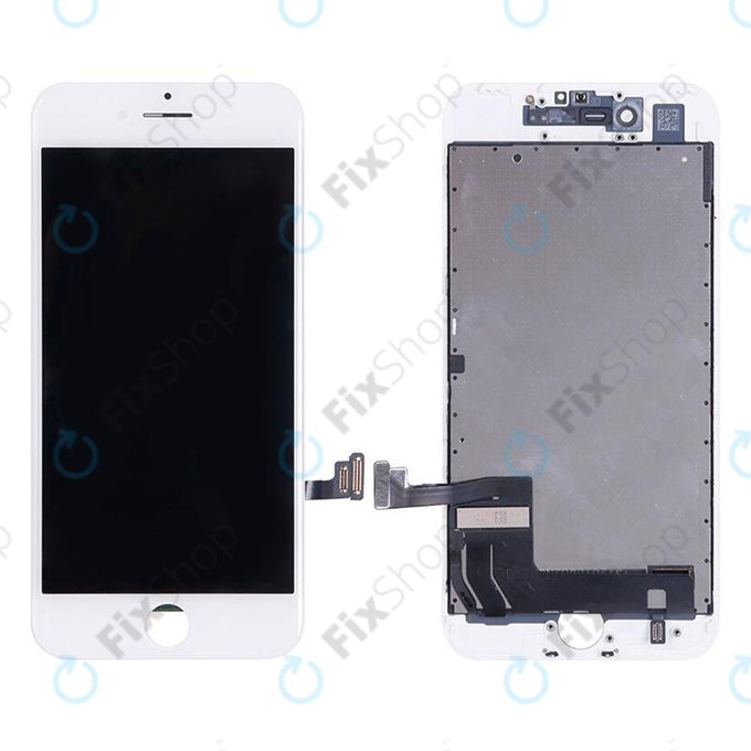 Apple iPhone 7 - Ecran LCD + Sticlă Tactilă + Ramă (White) TFT