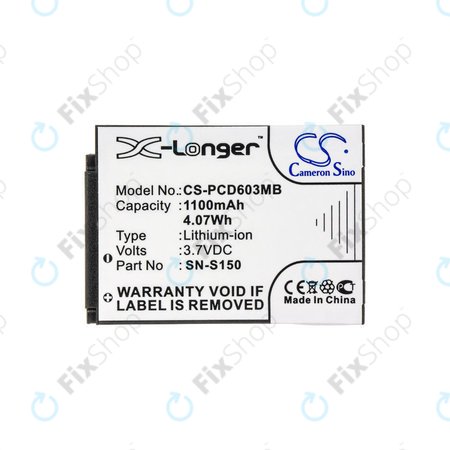 Baterie pentru Philips SCD 603, 1100mAh, Li-ion, 3.7V, SN-S150, HQ