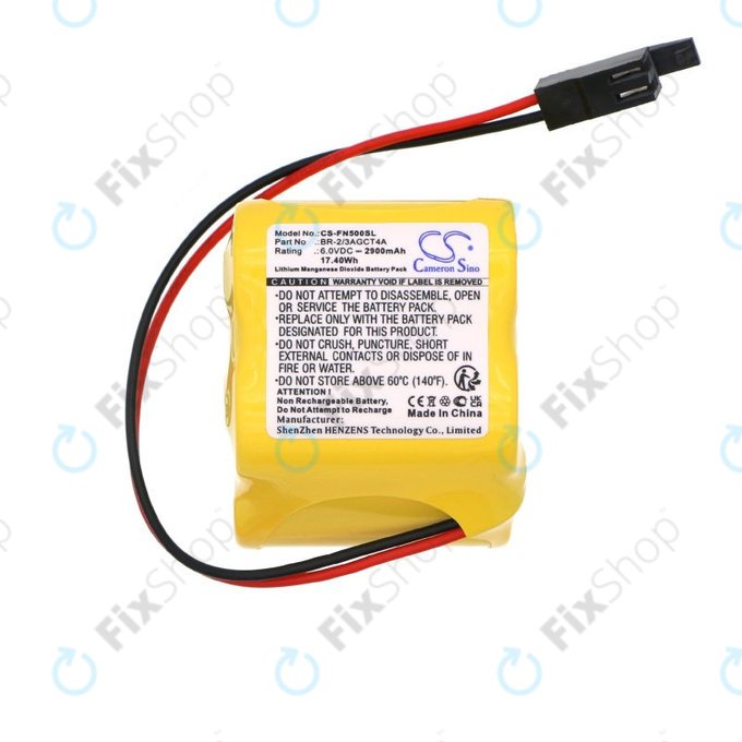 Baterie pentru GE FANUC ALPHA iSV, BETA iSV, 2900mAh, Li-MnO2, 6V, A98L-0031-0025, HQ