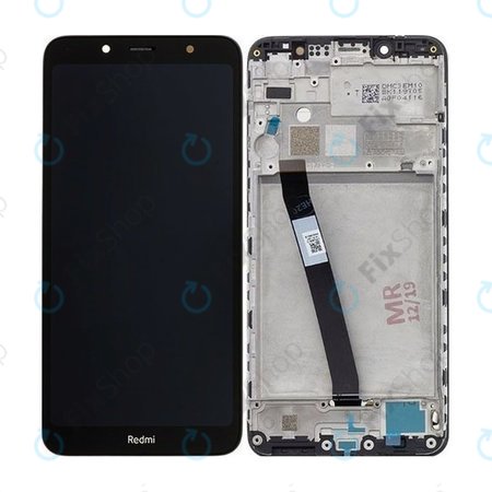 Xiaomi Redmi 7A - Ecran LCD + Sticlă Tactilă + Ramă (Matte Black) - 560610127000, 560610122000 Genuine Service Pack