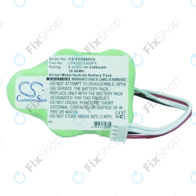 Ecovacs Deebot D-series - Baterie LP43SC3300P5 Ni-MH 6.0V 3300mAh HQ