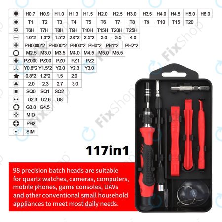 Kingsdun - Set de Șurubelnițe Profesionale (Ediția Roșie)