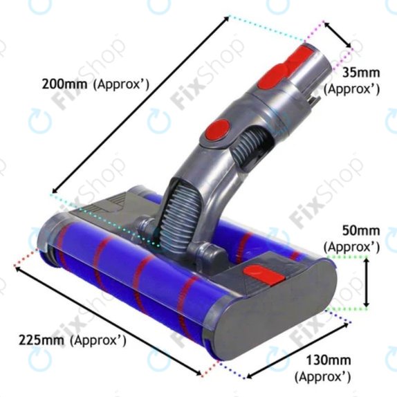 Dyson V-series, Outsize - Duză de Podea cu Role Duble